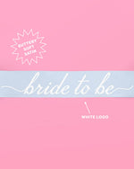 Something Blue Sash - Blue Satin Sash