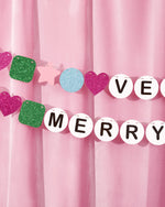 Very Merry Era Banner - friendship bracelet banner