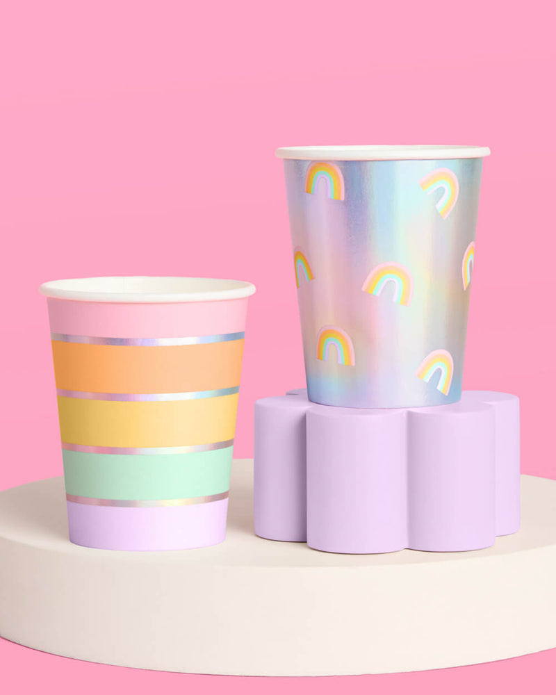 Rainbow Cups, Pack of 24
