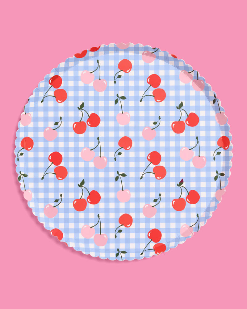 Cherry Plates, Pack of 24