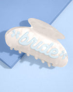 Something Blue Clip - Pearl Acrylic Claw Clip