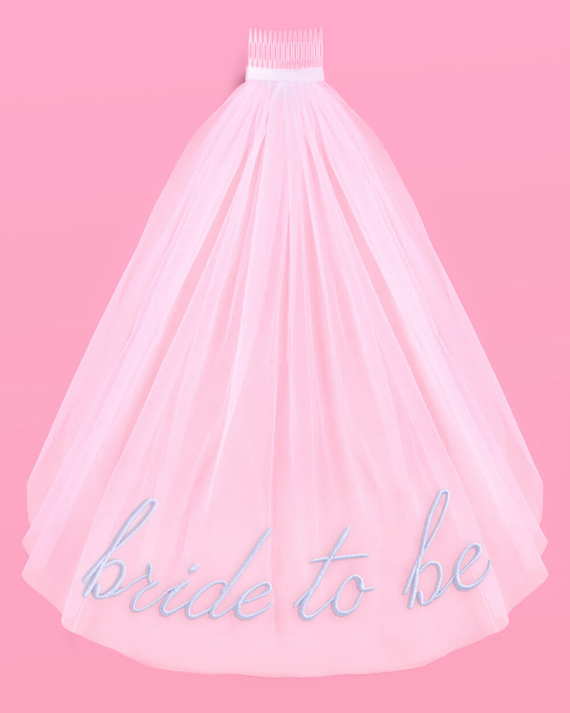 Something Blue Veil - Embroidered Tulle Veil