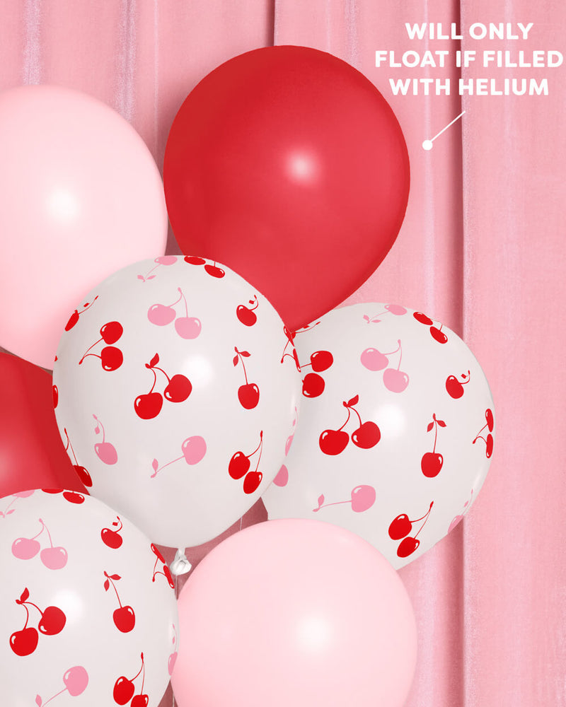 Cherry Balloons , Pack of 24
