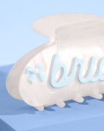 Something Blue Clip - Pearl Acrylic Claw Clip