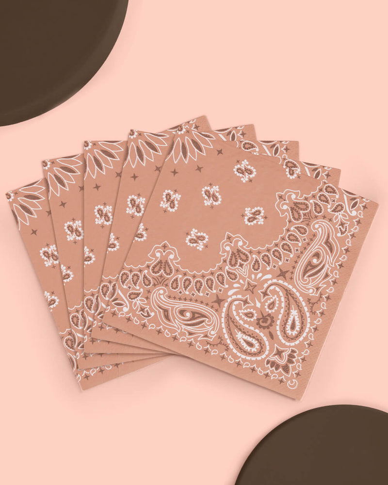 Wild Wild West Napkins, Pack of 25