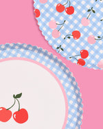 Cherry Plates, Pack of 24