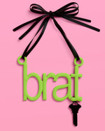 Brat Ornament - neon green ornament
