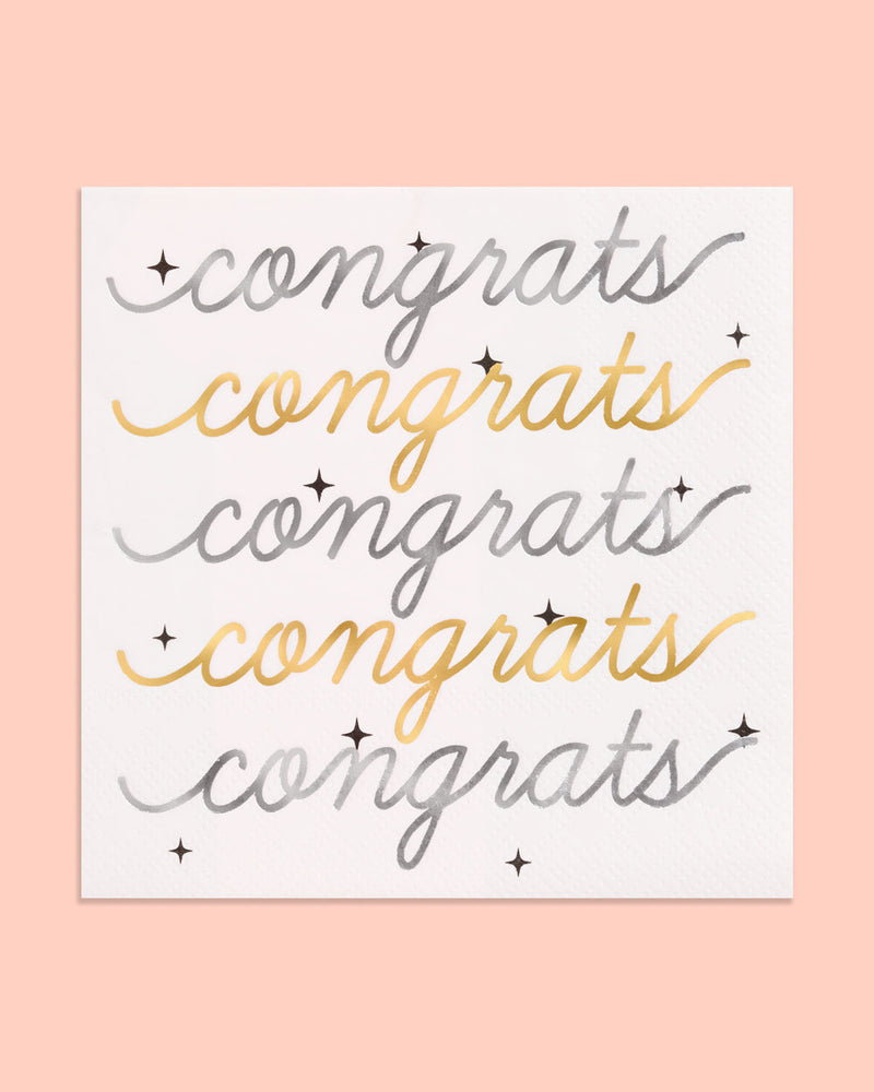Congrats Grad Napkins, Pack of 50