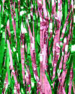 Pink & Green Curtain