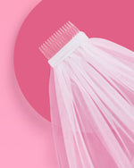 Something Blue Veil - Embroidered Tulle Veil