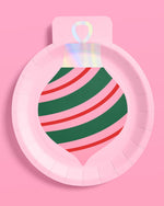 Ornament Plates - 24 paper plates
