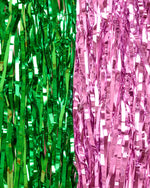 Pink & Green Curtain