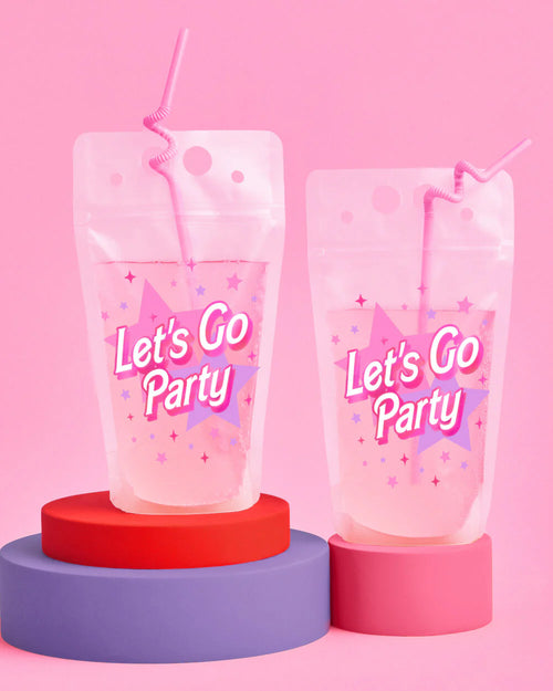Let's Go Party Sippers, Pack of 16