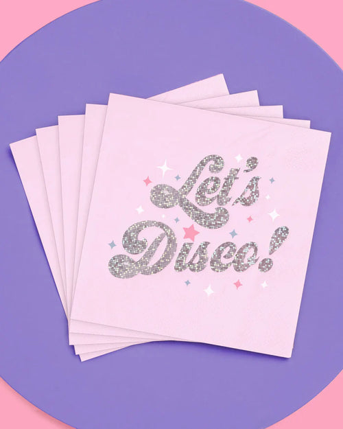 Let's Disco Napkins, Pack of 25 