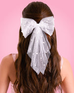 Bow To Be - White & Pearl Bow