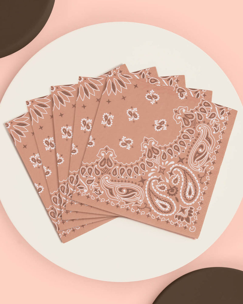 Wild Wild West Napkins, Pack of 25