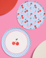 Cherry Plates, Pack of 24