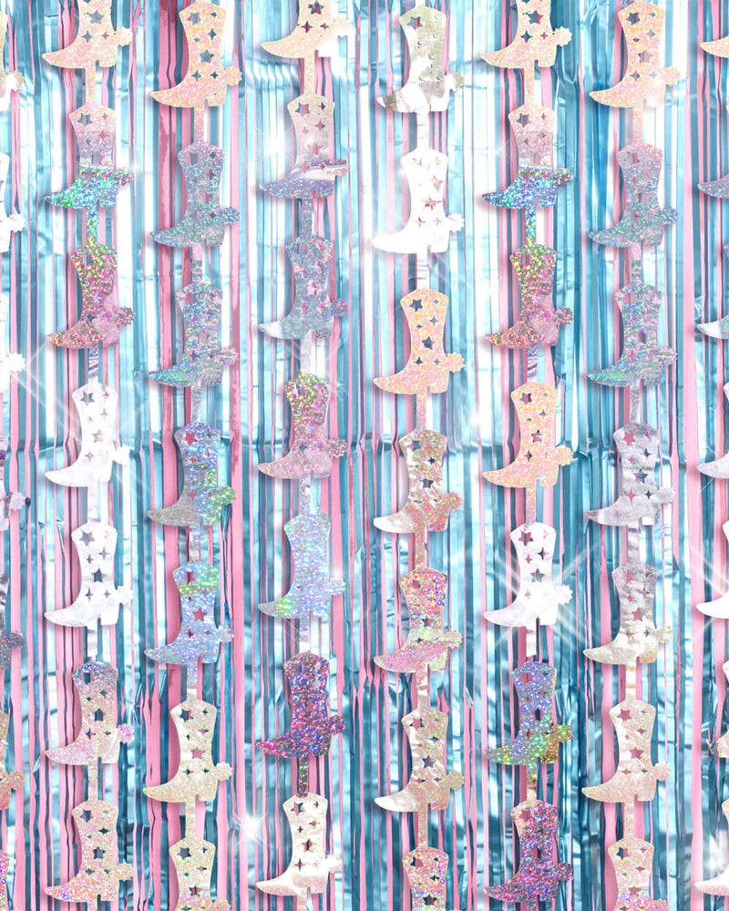 Blue Cowgirl Curtain Pack