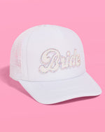 Bride Trucker Hat - Embellished Trucker Hat