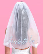 Something Blue Veil - Embroidered Tulle Veil