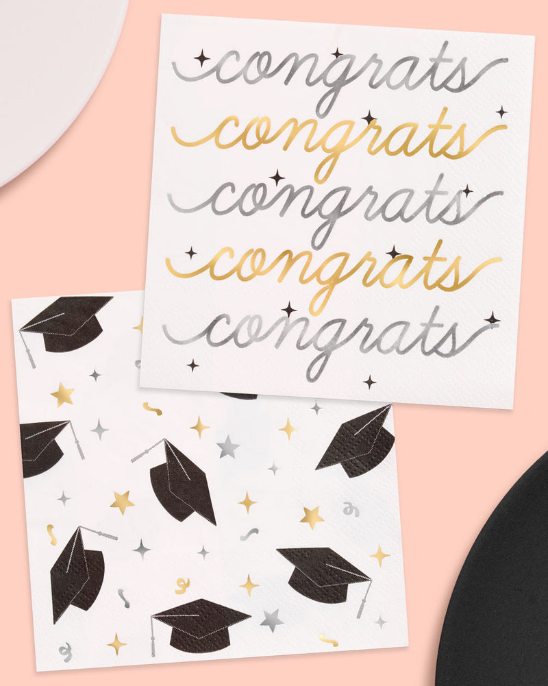 Congrats Grad Napkins, Pack of 50