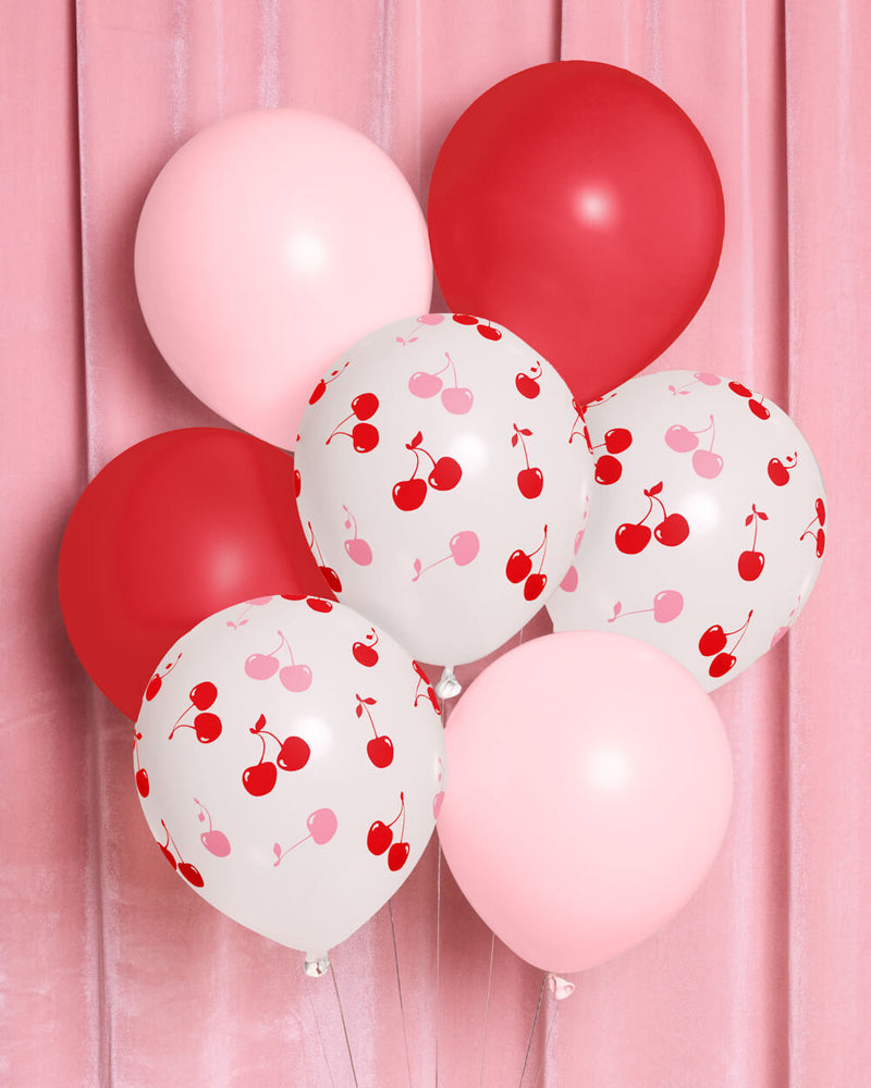 Cherry Balloons , Pack of 24