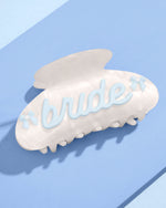Something Blue Clip - Pearl Acrylic Claw Clip