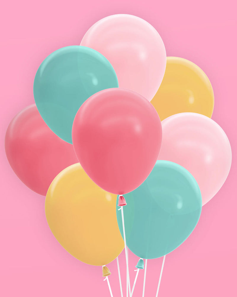 Italian Summer Balloons, Pack of 25