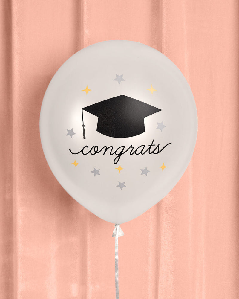 Congrats Grad Balloons, Pack of 24