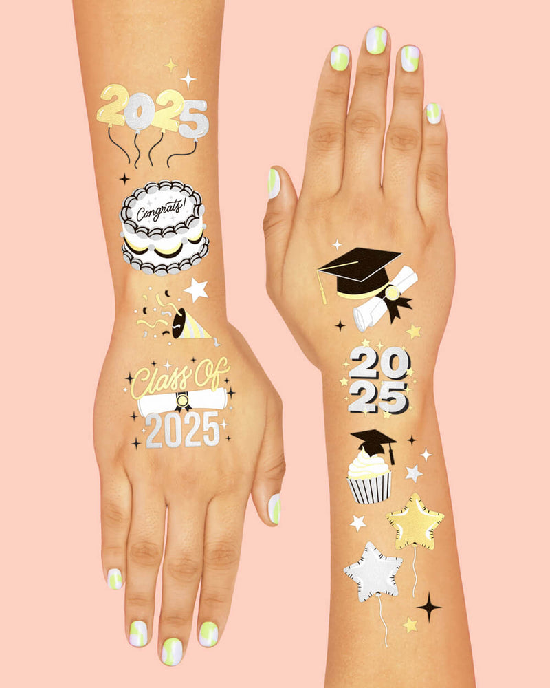 Class Of '25 Tats, Pack Of 48