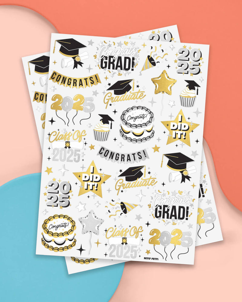 Class Of '25 Tats, Pack Of 48