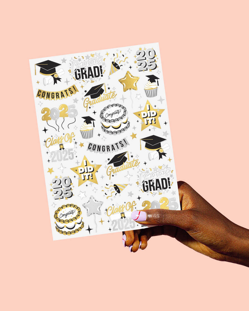 Class Of '25 Tats, Pack Of 48