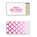 Mermaid Custom Matchboxes, Pink Foil