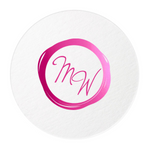 Wax Stamp Coasters, Pink Foil