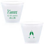 Custom Cheers Anniversary Cup, Leaf Foil