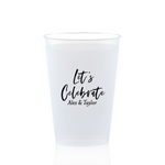 Let's Celebrate Custom Cup, Black Foil