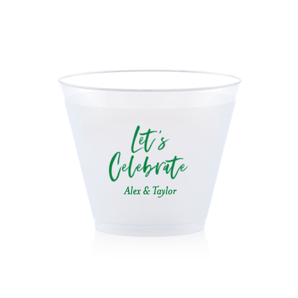 Let's Celebrate Custom Cup, Leaf Foil