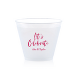 Let's Celebrate Custom Cup, Fuchsia Foil