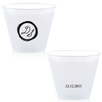 Wax Stamp Dates Custom Cup, Black Foil