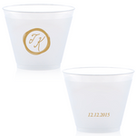 Wax Stamp Dates Custom Cup, Gold Foil