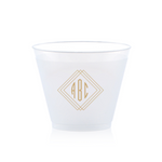 Angles Monogram Cup, Gold Foil