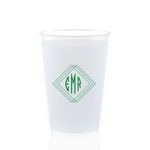 Angles Monogram Cup, Leaf Foil