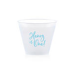 Custom Birthday Cup, Turquoise Foil