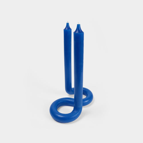 Twist Candle - Royal Blue (Pack of 3)