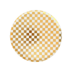 Check It! Gold Clash Dessert Plates, Pack of 8