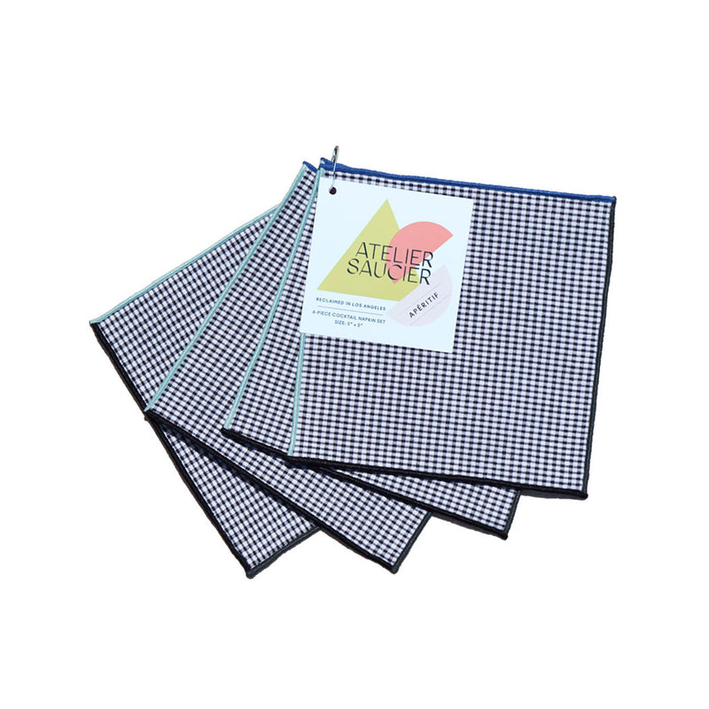 Retro Gingham Cocktails