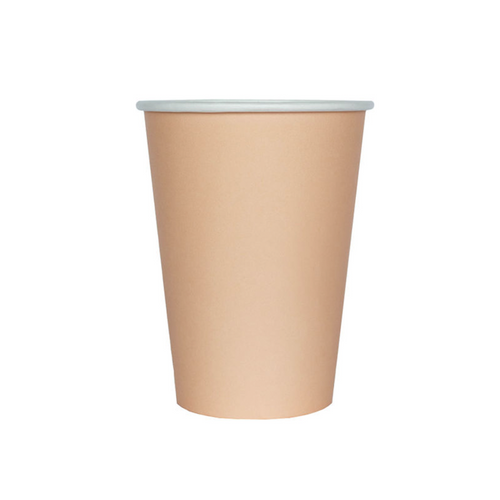 Shade Collection 12 oz. Cups, Sand, Pack of 8