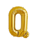 16" Gold Alphabet Balloons, A-Z