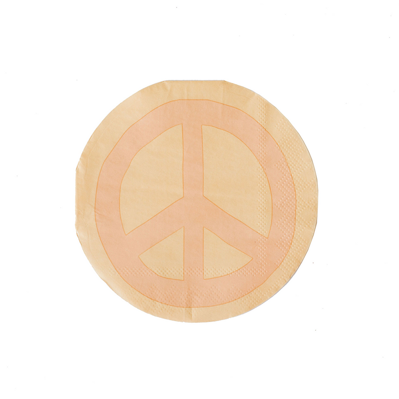 Peace & Love Peace Cocktail Napkins, Pack of 20