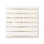 Rose Gold Frenchie Striped Large Napkins, Pack of 16